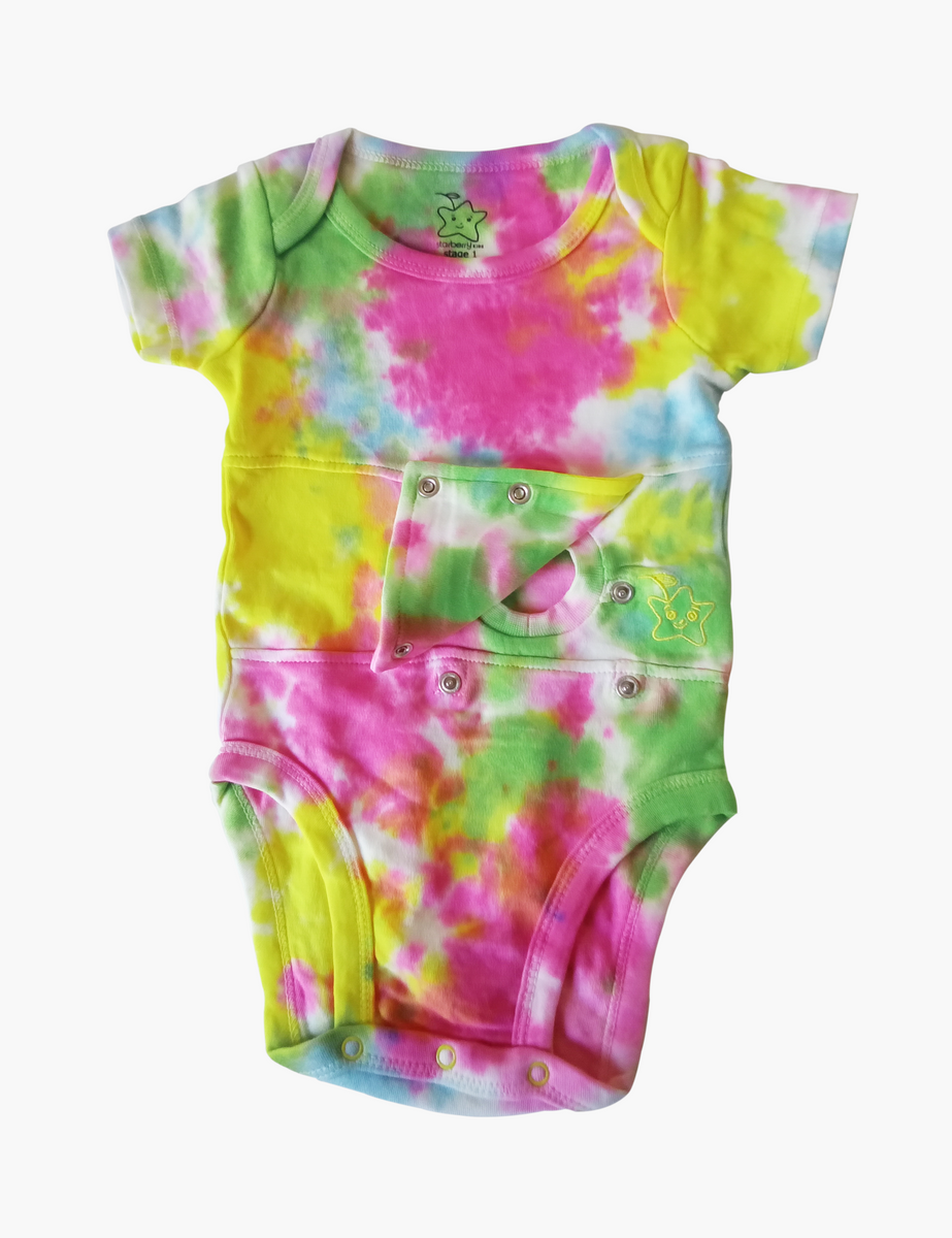 Shop TieDye Feeding Tube Onesie Starberry Kids
