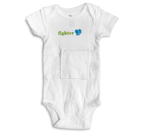 Fighter Feeding Tube Onesie